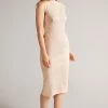 Ted Baker Klarika Pink Midi Length Bodycon Dress -tedbaker Shop Online unnamed file 777