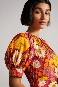 Ted Baker Red Patti Self Belt Detail Mini Dress -tedbaker Shop Online unnamed file 798