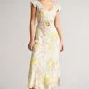 Ted Baker Necole White Printed Tea Dress 2 Ted Baker Necole White Printed Tea Dress -tedbaker Shop Online unnamed file 807