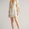Ted Baker Thelia White Exaggerated Sleeve Mini Dress -tedbaker Shop Online unnamed file 844