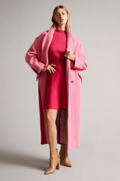 Ted Baker Red Viviiyy Deep-Pink Engineered Skater Dress 10 Ted Baker Red Viviiyy Deep-Pink Engineered Skater Dress -tedbaker Shop Online unnamed file 862