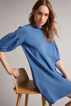 Ted Baker Womens Blue Feyah Lt- Full Needle Puff Sleeve Dress -tedbaker Shop Online unnamed file 869