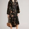 Ted Baker Brown Integral Wrap Dress 2 Ted Baker Brown Integral Wrap Dress -tedbaker Shop Online unnamed file 919