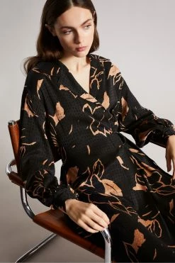 Ted Baker Brown Integral Wrap Dress -tedbaker Shop Online unnamed file 921