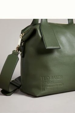 Ted Baker Green Embossed Branded Tote Bag -tedbaker Shop Online unnamed file 93