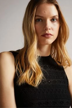 Ted Baker Maleko Black Lace Stitch Dress 11 Ted Baker Maleko Black Lace Stitch Dress -tedbaker Shop Online unnamed file 934