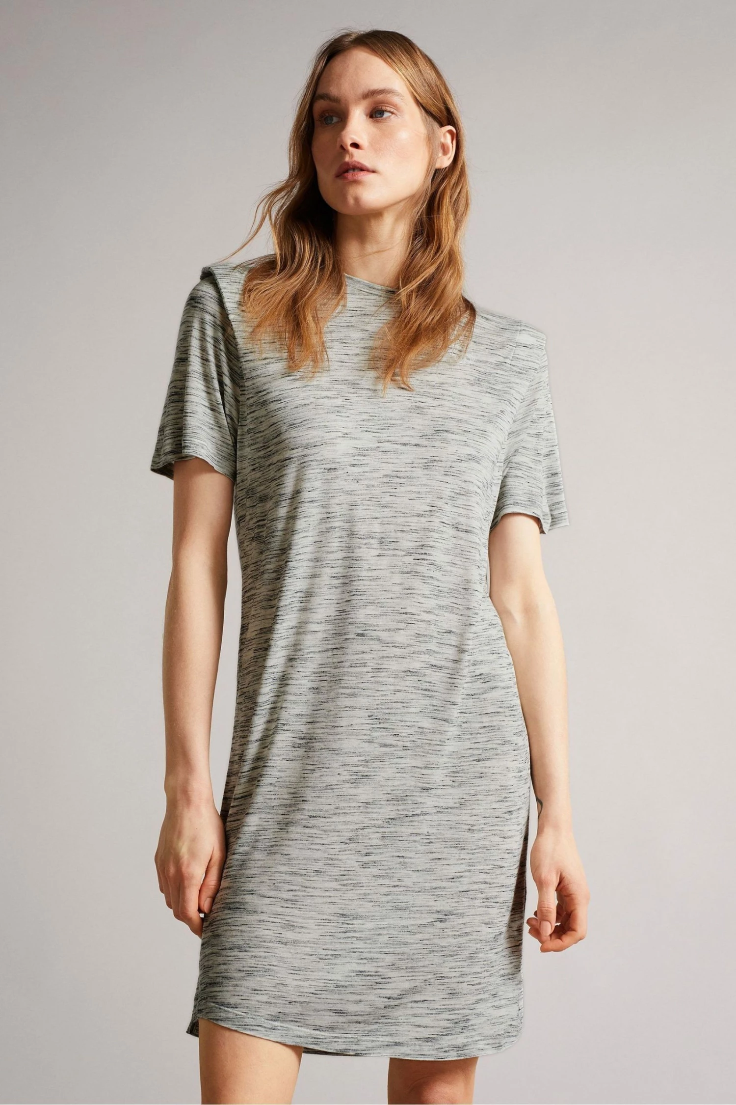 Ted Baker Julina White T-Shirt Dress With Shoulder Detail 5 Ted Baker Julina White T-Shirt Dress With Shoulder Detail - Image 3