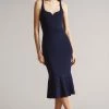 Ted Baker Emesta Navy Blue Full Needle Stitch Detailed Hem Dress -tedbaker Shop Online unnamed file 951