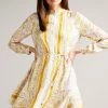 Ted Baker Paulita Yellow Handkerchief Hem Shirt Dress -tedbaker Shop Online unnamed file 982